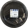 Hanna K. Signature Collection 50 Count Plastic Plate, 10-Inch, Black