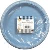 Light Blue Solid Color Plastic Premium Heavy Weight Dinner Plate (9″) 50 Count – Elegant & Durable, Perfect for Parties, Weddings & Everyday Use