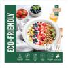 Nicole Home Collection Compostable Heavy Duty 12 oz Disposable Paper Bowls 100% Bagasse Biodegradable Eco-Friendly Natural Sugarcane 50 Count(12 oz Bowls)