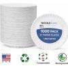 Nicole Home Collection Everyday Dinnerware Paper Plate, 9-Inch (100 count)(6 Inch – 1000 Count)