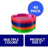 Party Dimensions Neon 12 Count Plastic Margarita Cup, 12-Ounce(6″ Plates)