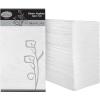 Premium White Napkins, 1/8 Fold Dinner Napkin, Disposable 2-Ply White Party Napkins, Value Pack 100 Count(100 Count)