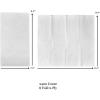 Premium White Napkins, 1/8 Fold Dinner Napkin, Disposable 2-Ply White Party Napkins, Value Pack 100 Count(2400 Count)
