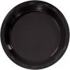 Hanna K. Signature Collection 50 Count Plastic Plate, 10-Inch, Black