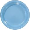 Light Blue Solid Color Plastic Premium Heavy Weight Dinner Plate (9″) 50 Count – Elegant & Durable, Perfect for Parties, Weddings & Everyday Use