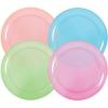 Party Dimensions Neon 12 Count Plastic Margarita Cup, 12-Ounce(6″ Plates)