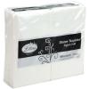 Premium White Napkins, 1/8 Fold Dinner Napkin, Disposable 2-Ply White Party Napkins, Value Pack 100 Count(100 Count)
